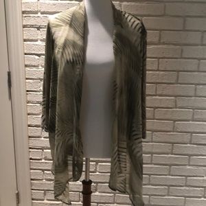 Chico’s Sheer Open Front Cardi SZ 3 - LN